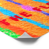 Rugs und Rags abstrakte Reinkunst Poster (Ecke)