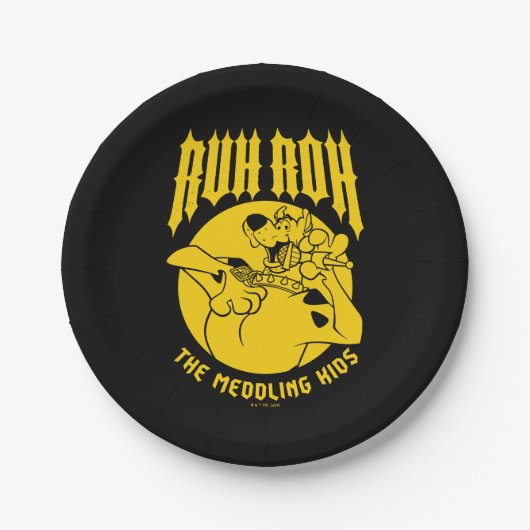 Ruh Roh Scooby-Doo Das Symbol der Medling Kids Pappteller (Vorderseite)