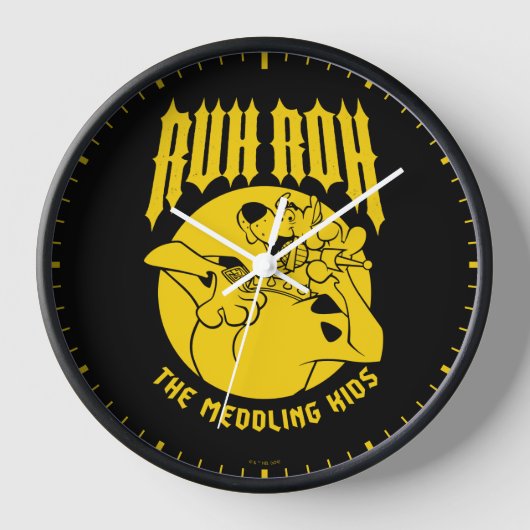 Ruh Roh Scooby-Doo Das Symbol der Medling Kids Uhr (Vorderseite)