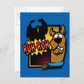 Ruh-Roh Scooby-Doo und ein Geist Postkarte (Vorne/Hinten)