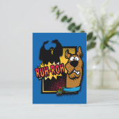 Ruh-Roh Scooby-Doo und ein Geist Postkarte (Stehend Vorderseite)