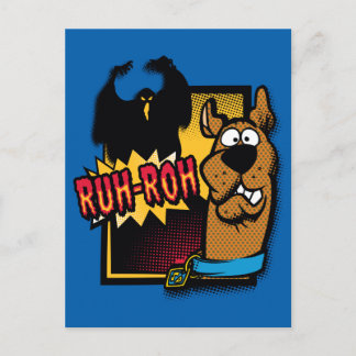 Ruh-Roh Scooby-Doo und ein Geist Postkarte