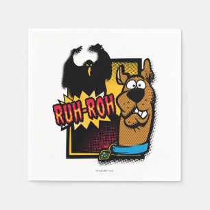 Ruh-Roh Scooby-Doo und ein Geist Serviette