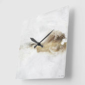 Ruhe 4 quadratische wanduhr (Winkel)