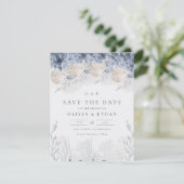 Ruhe am Meer Hochzeit retten Datum Save The Date (Stehend Vorderseite)