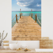 Ruhe am Meer Poster (Küche)