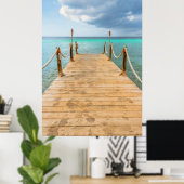 Ruhe am Meer Poster (Heimbüro)