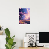 Ruhe auf dem japanischen Lande Poster (Heimbüro)