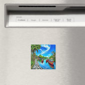 Ruhe auf dem Wasser Magnet (In Situ (Geschirrspüler))