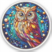 Ruhe auf der Glasbank und Blume auf festgehalten Aufkleber (Vorderseite)