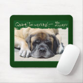 Ruhe bearbeite ich Mastiff Mousepad (Mit Mouse)