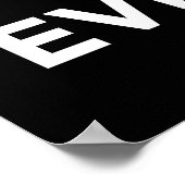 Ruhe behalt und alles verweigern poster (Ecke)