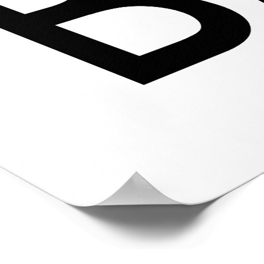 Ruhe behalt und Baseball spielen Poster (Ecke)