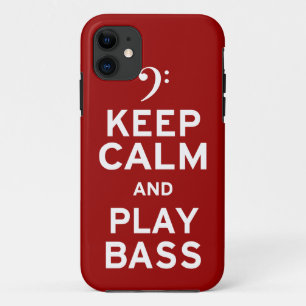 Ruhe behalt und Bass spielen Case-Mate iPhone Hülle