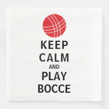 Ruhe behalt und Bocce spielen