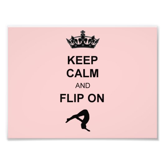 Ruhe behalt und Dreh auf Fotodruck (Vorne)