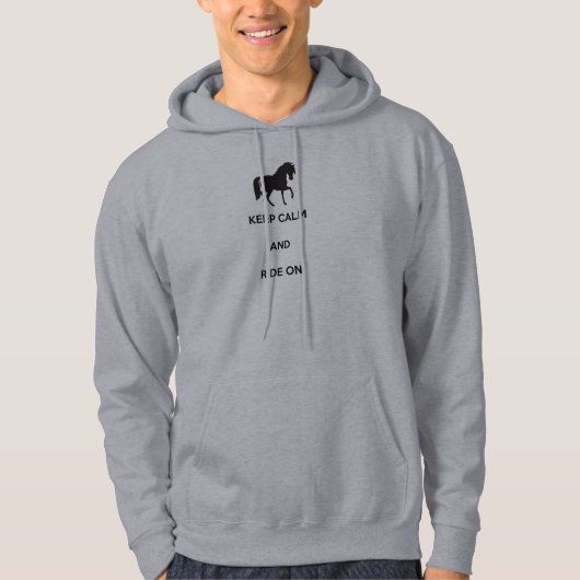 Ruhe behalt und Fahrt weiter Hoodie (Vorderseite)