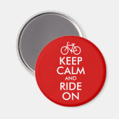 Ruhe behalt und Fahrt weiter Magnet (Vorderseite/Rückseite)