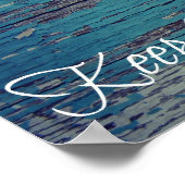 Ruhe behalt und Fahrt weiter Poster (Ecke)