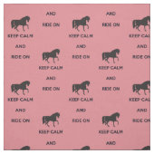 Ruhe behalt und Fahrt weiter Stoff (Muster)