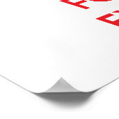 Ruhe behalt und Fokus auf EYEGLASSEN Poster (Ecke)