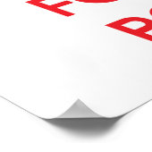 Ruhe behalt und Fokus auf Podiatrie Poster (Ecke)