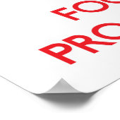 Ruhe behalt und Fokus auf Pro Wrestling Poster (Ecke)