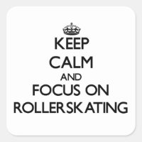 Ruhe behalt und Fokus auf Rollerskating