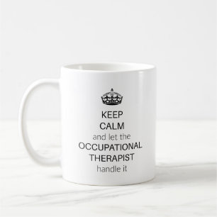 Ruhe behalt und lass des OT-Handles Kaffeetasse