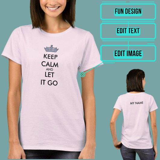 Ruhe behalt und Lass It Go T-Shirt