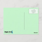 Ruhe behalt und Meow On Postkarte (Rückseite)