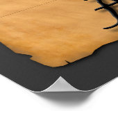 Ruhe behalt und sage ARRR Poster (Ecke)