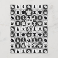 Ruhe behalt und Schach spielen