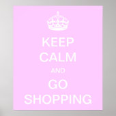 Ruhe behalt und Shopping Poster (Vorne)