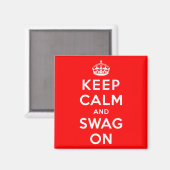 Ruhe behalt und Swag On Magnet (Vorderseite/Rückseite)