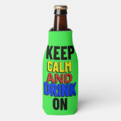 Ruhe behalt und trinken flaschenkühler (Flaschenvorderseite)
