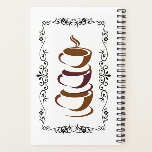 Ruhe behalt und trinken | Kaffee | Monatsplaner Planer (Rückseite)