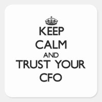 Ruhe behalt und vertraue deinem Cfo