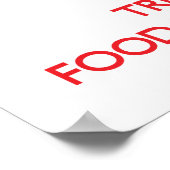 Ruhe behalt und vertraue dem Lebensmitteltechnolog Poster (Ecke)