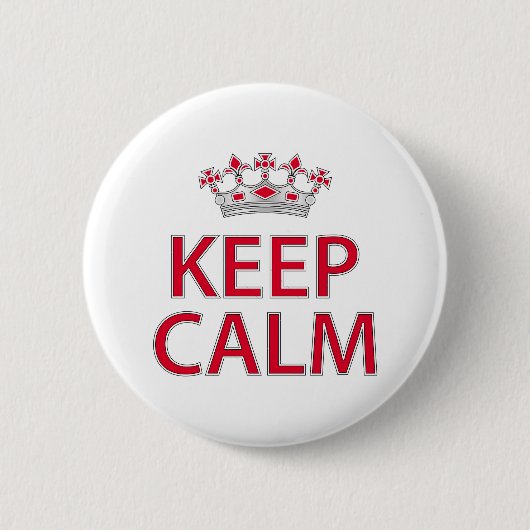 Ruhe behalten button (Vorderseite)