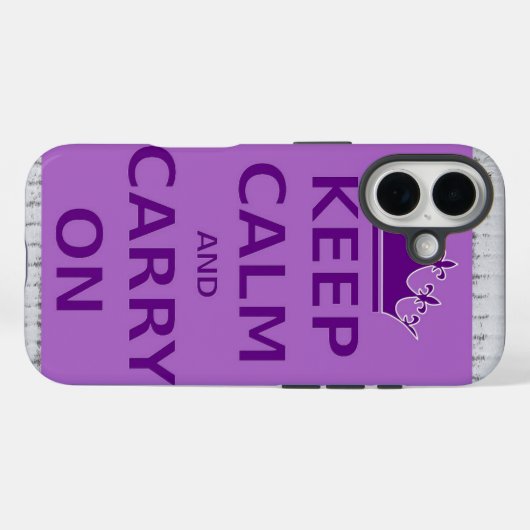 Ruhe behalten Case-Mate iPhone hülle (Rückseite (Horizontal))