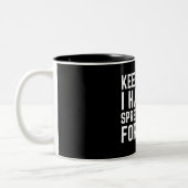 Ruhe behalten, dafür habe ich eine Tabelle Zweifarbige Tasse (Links)