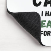 Ruhe behalten habe ich dafür eine Tabelle - Spread Mousepad (Ecke)