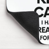 Ruhe behalten habe ich dafür eine Tabelle - Spread Mousepad (Ecke)