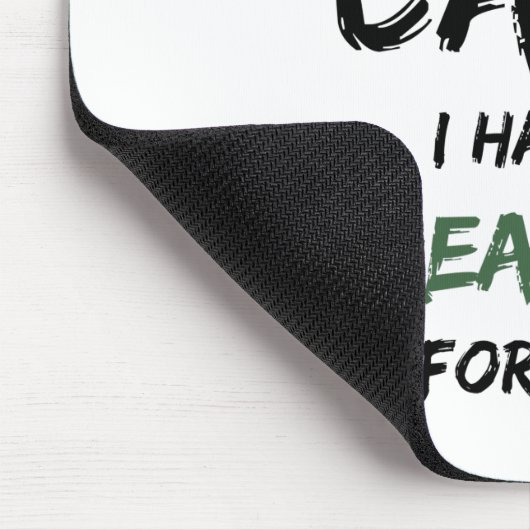 Ruhe behalten habe ich dafür eine Tabelle - Spread Mousepad (Ecke)