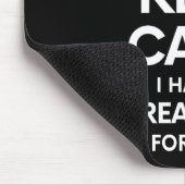 Ruhe behalten habe ich dafür eine Tabelle - Spread Mousepad (Ecke)