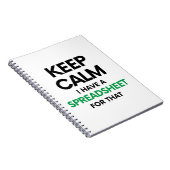 Ruhe behalten habe ich dafür eine Tabelle - Spread Notizblock (Rechte Seite)