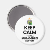 Ruhe behalten habe ich eine Tabelle für das - Exce Magnet (Vorderseite/Rückseite)