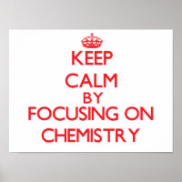 Ruhe behalten, indem man sich auf Chemie konzentri