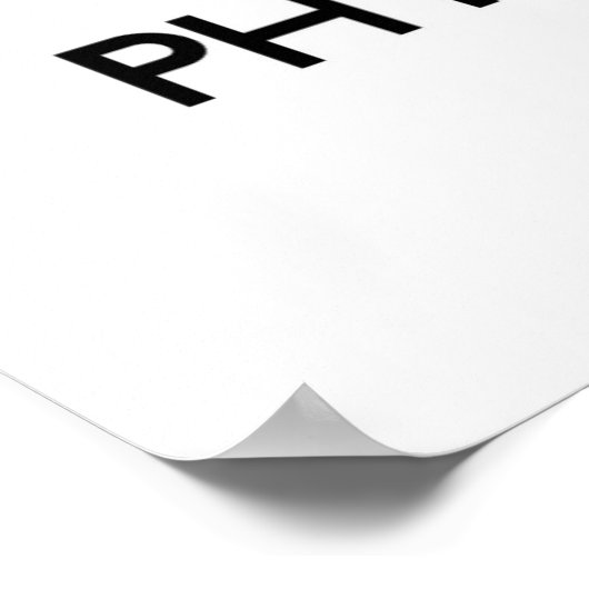 Ruhe behalten, indem man sich auf Physikalische Th Poster (Ecke)